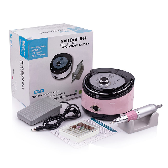 Фрезер для маникюра Nail Drill ZS-606 PINK - купить Фрезеры для